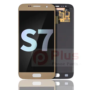 OLED-дисплей без замены рамки для Samsung Galaxy S7 (пакет обновления) (Gold Platinum)