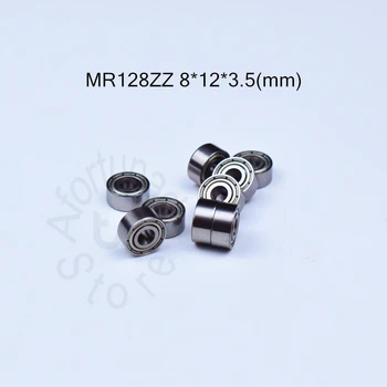 MR128ZZ 8*12*3.5 (мм) 10 штук Бесплатная доставка подшипник ABEC-5 Металлический герметичный миниатюрный мини-подшипник MR128 ZZ подшипник из хромированной стали