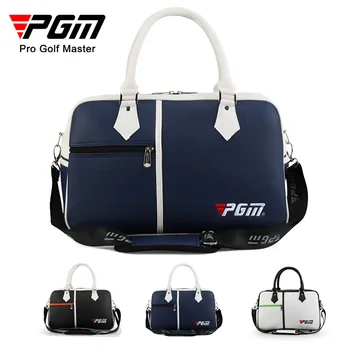 Сумка для одежды для гольфа PGM, мужская и женская сумка для мяча из искусственной кожи, сумка через плечо, большая емкость, ультралегкая и портативная