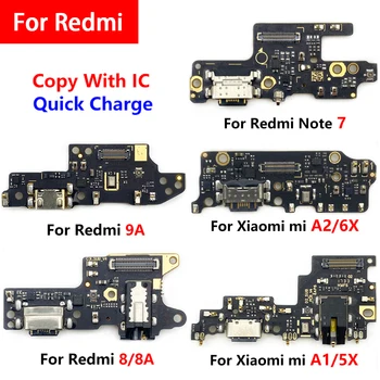10 Шт. Для Redmi Note 10 Pro Plus 5G Разъем док-станции Micro USB Зарядное Устройство Порт Зарядки Гибкий Кабель Плата Запасные Части