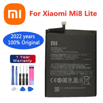 2022 Новый Оригинальный Аккумулятор Xiao mi BM3J 3350 мАч Для телефона Xiao Mi 8 8 Lite Mi8 Lite, Сменные Батареи Большой Емкости + Инструменты