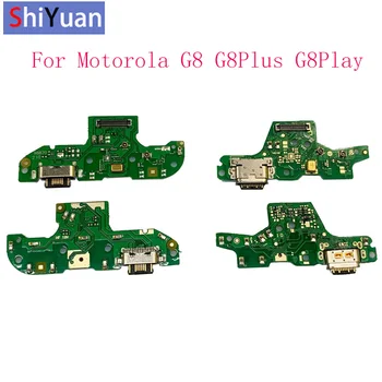 Детали платы с разъемом для зарядки Гибкий кабель для Motorola G8 G8 Plus G8 Play USB для замены печатной платы