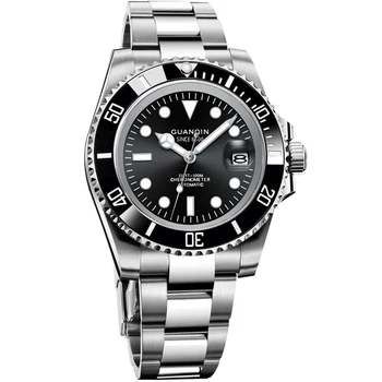2021 Новые Механические наручные часы GUANQIN мужские роскошные автоматические часы для мужчин NH35 Сапфировые зеркальные часы man reloj hombre