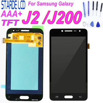 Для Samsung Galaxy J2 2015 J200F J200M J200H J200Y ЖК-дисплей Дигитайзер Сенсорный Экран В Сборе Для Samsung j2 j200 ЖК-запчасти