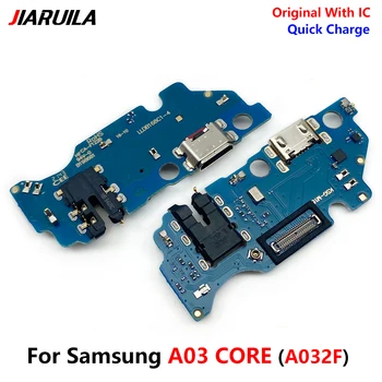 Для Samsung Оригинальный разъем для зарядки порта Плата Гибкий кабель для Samsung A03 Core USB Зарядное устройство Запасные части