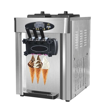 Коммерческая настольная машина для приготовления Мягкого мороженого, Автоматическая Интеллектуальная Машина для Приготовления Рожков мороженого, Оборудование для пищевой промышленности
