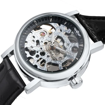 Роскошные женские часы WINNER с механическим скелетом, женские часы 2020, лучший бренд, кожаный ремешок, женские наручные часы, новинка часы женские