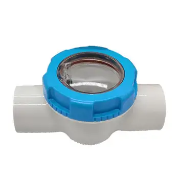 Обратный клапан для бассейна ABS, 2-Дюймовый Коррозионностойкий обратный клапан с прозрачной камерой, комплект клапанов для бассейнов