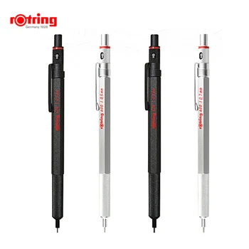 Механические карандаши Rotring 600 0,5 мм 0,7 мм, профессиональные ручки для рисования, Металлический корпус, шестигранный держатель