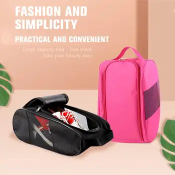Портативная сумка для обуви из ткани Оксфорд, легкая сумка для организации игры в гольф на открытом воздухе, аксессуары для обуви, спорт
