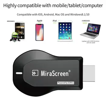 Wifi Адаптер для дисплея, совместимый с HD-MI адаптером, ключ для зеркального отображения экрана мобильного телефона, устройство с тем же экраном для IOS / для телевизора