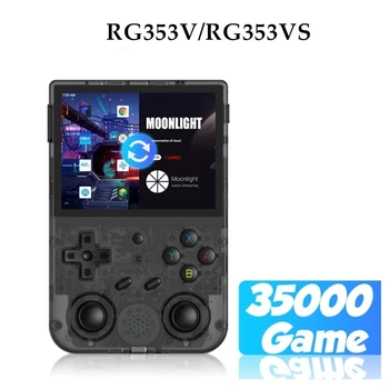 RG353V RG353VS Карманная ретро-игра RK3566 Карманный эмулятор игровой консоли LINUX Подарок для детей Портативный игровой плеер