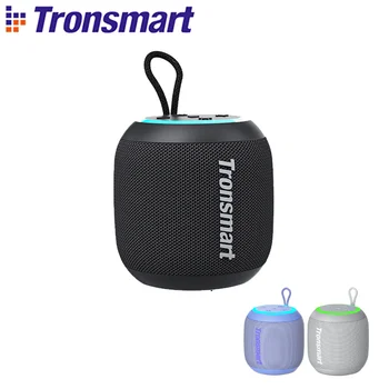 Мини Портативная колонка Tronsmart T7 TWS Bluetooth 5.3 Динамик со сбалансированными басами, водонепроницаемость IPX7, светодиодные режимы для улицы