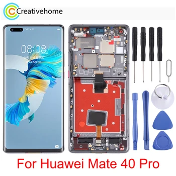 Оригинальный ЖК-экран и дигитайзер в сборе с рамкой для Huawei Mate 40 Pro