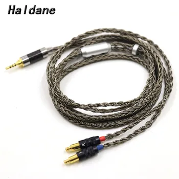 Haldane Gun-Цветной 16-ядерный кабель для обновления наушников Technica ATH-WP900 MSR7B AP2000 ES770H SR9 ADX5000 XLR/2,5/4,4 мм с балансом