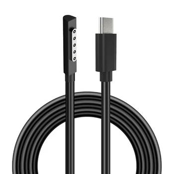 Surface Подключается к зарядному кабелю USB C для компьютера Surface Pro 1 2RT, магнитному разъему, кабелю питания, проводу