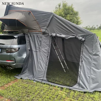 Роскошная дешевая палатка с АБС-оболочкой, семейная палатка для кемпинга на 4 человека, автомобильная палатка на крыше 4x4, автомобильные аксессуары