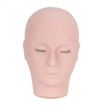 Голова-манекен для наращивания ресниц, тренировочная головка для макияжа и наращивания ресниц