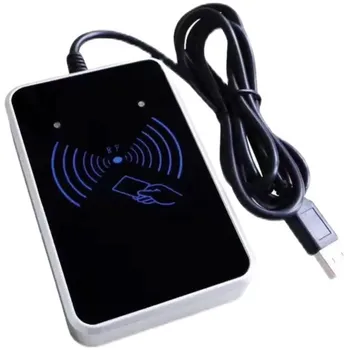 USB-Порт 125 кГц или 13,56 МГц Mifare RFID Бесконтактный Бесконтактный Считыватель Магнитных карт Smart USB для Системы контроля доступа