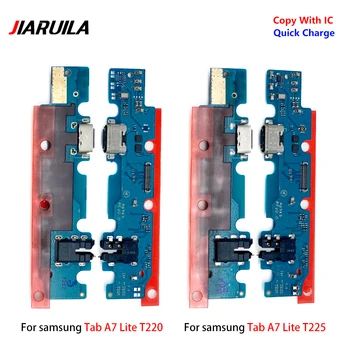 Новинка Для Samsung Galaxy Tab A7 Lite T220 T225 SM-T225 SM-T220 USB Порт Для Зарядки Микрофона Док-станция Разъем Платы Гибкий Кабель