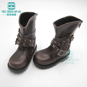 10,7 см * 5 см 1/3 дяди БЖД SD10 SD13 SD17 POPO68 модные коричневые сапоги с высоким берцем и шипами, обувь высокого качества