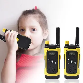 Интеллектуальные портативные рации с ЖК-дисплеем, чистый звук, Водонепроницаемая Нетоксичная игрушка для взаимодействия с родителями и детьми