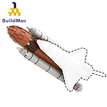 10283 Space Shuttle Discovery Rocket BuildMoc Набор строительных блоков SRB Аддон Внешний Топливный бак Самолет Кирпичи Игрушка Детский подарок