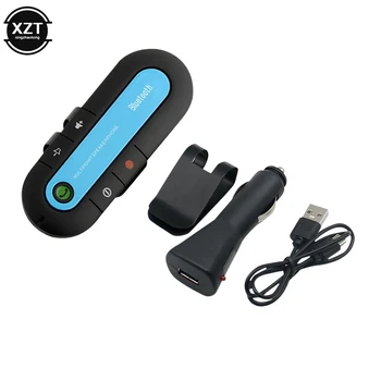4.1 + EDR, беспроводной Bluetooth-совместимый автомобильный комплект громкой связи, Музыкальный MP3-плеер, USB-аудиоприемник, зажим для солнцезащитного козырька