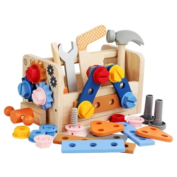 Y55B Деревянная ролевая игра-головоломка Монтессори, разборка, набор игрушек для детей, подарочный набор