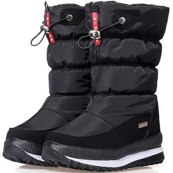 Женские зимние ботинки, нескользящая водонепроницаемая зимняя женская обувь, Женские ботинки для женщин, зимняя обувь, сохраняющая тепло, Женские ботинки, новинка 2023 года