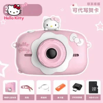 Sanrio Kuromi перезаряжаемая детская камера может делать снимки с высоким разрешением, студенческая мини-зеркальная HD цифровая камера, игрушка для девочек