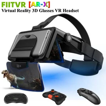 Очки виртуальной реальности AR-X VR 3D Очки HD IMAX Игровая Картонная гарнитура виртуальной реальности для смартфона 4,7-6,3 