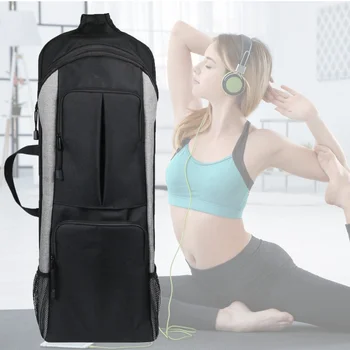 Спортивная сумка для йоги и фитнеса, диагональная дорожная сумка, черные сумки для спортзала