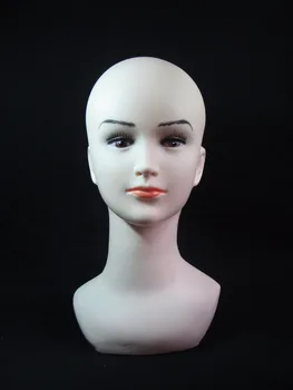 Высококачественный Реалистичный пластиковый Женский манекен-манекен-манекен для демонстрации шляп, украшений и париков