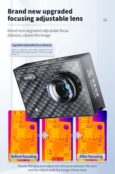 QIANLI MEGA-IDEA Super IR Cam Mini S Микроскоп Инфракрасная Тепловизионная камера Материнская плата Короткое Замыкание печатной платы Быстрая Диагностика