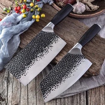 Китайский кухонный нож шеф-повара Для Нарезки мяса, рыбы, Овощерезки, Нож-тесак из нержавеющей стали, Кухонные ножи для разделки мяса