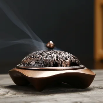 Горелка для благовоний из сплава Zen Longfeng домашняя антикварная горелка для благовоний украшение для курильницы для чайной церемонии в помещении