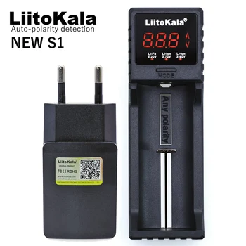 Новое Зарядное устройство Liitokala Lii-S1 18650 1,2 В 3,7 В 3,2 В AA/AAA 26650 21700 NiMH литий-ионный аккумулятор Smart Charger 5 В 1A EU plug