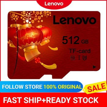 Лучшая Оригинальная флеш-карта Lenovo Micro Mini SD TF A2 V30 128G 256G Высокоскоростная Карта памяти Для Игровой камеры, Адаптер для смартфона 512G