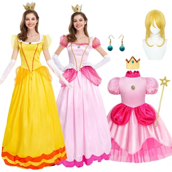2023, Новый костюм принцессы для девочек, Женский костюм для Косплея на Хэллоуин, Праздничная одежда для Мамы и дочки, Маскарадный костюм