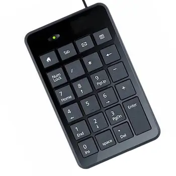 Цифровая клавиатура Компактная Цифровая клавиатура Внешняя Проводная Цифровая панель USB Silence Компактная цифровая клавиатура для финансовой отчетности