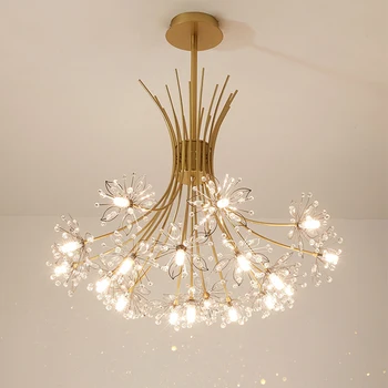 Скандинавская Золотая Ветвь, светодиодная люстра для гостиной, Спальни, столовой, кухни, домашнего подвесного светильника, современного дизайна G4, Подвесной светильник