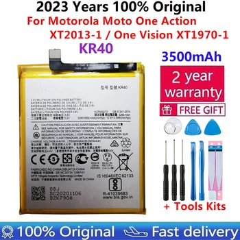 100% Оригинальный Новый Аккумулятор для мобильного телефона 3500 мАч KR40 Для Motorola Moto One Action XT2013-1/One Vision XT1970-1