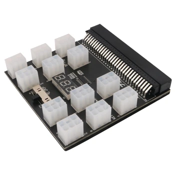 PCI-E 6Pin Плата питания Адаптер Конвертер 12V для Ethereum BTC Antminer Miner Сервер для майнинга блок питания GPU