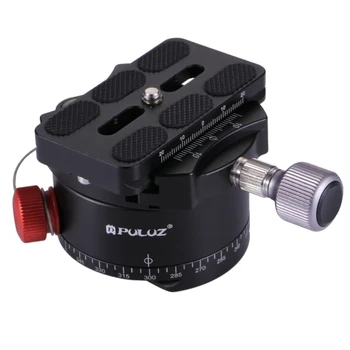 Камера PULUZ DLSR с панорамной поворотной головкой с быстроразъемной пластиной, профессиональная штативная головка из алюминиевого сплава