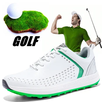 Мужская обувь для гольфа, профессиональная спортивная обувь для активного отдыха, водонепроницаемая нескользящая обувь для тренировок в гольф
