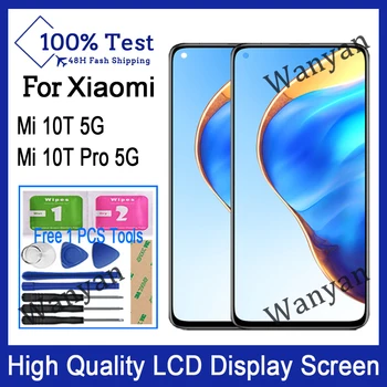 Оригинальный Для Xiaomi Mi 10T 5G ЖК-дисплей с Сенсорным экраном, Дигитайзер Для Xiaomi Mi 10T Pro 5G, Запасные Части для ЖК-дисплея