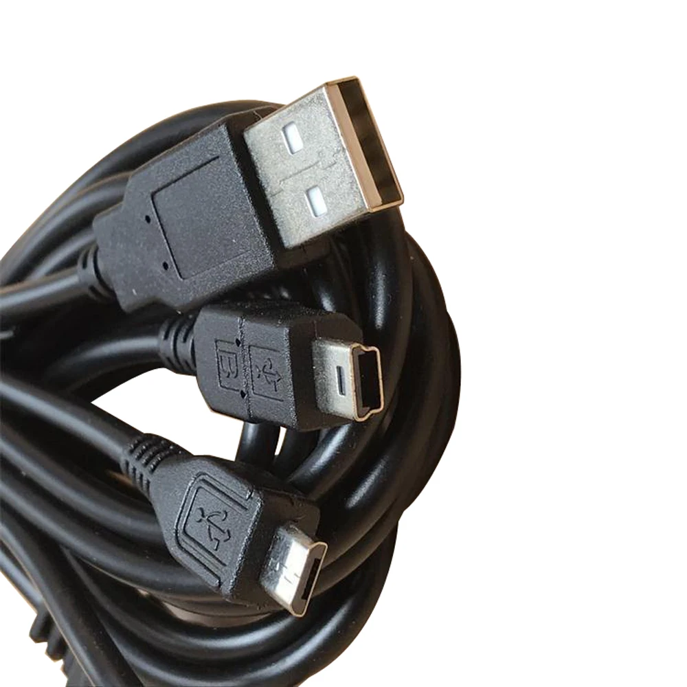 10шт 3,5 М 2 в 1 USB-кабель для зарядки, Игровое USB-зарядное устройство для ps3, ручка для PS4, беспроводной игровой контроллер