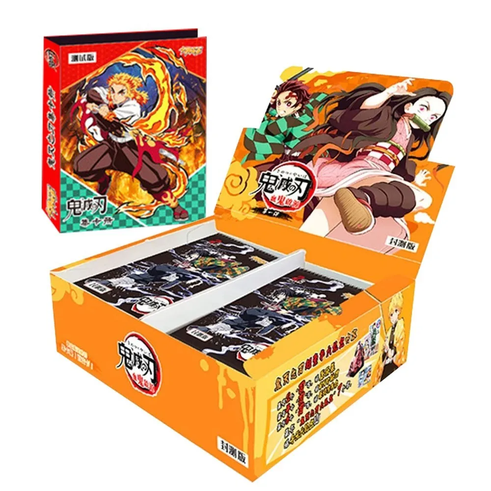 2023 Новые оригинальные коллекционные карты Demons Slayers Kamado Tanjirou TCG, настольные карты, игрушки для семьи, Рождественский подарок для детей