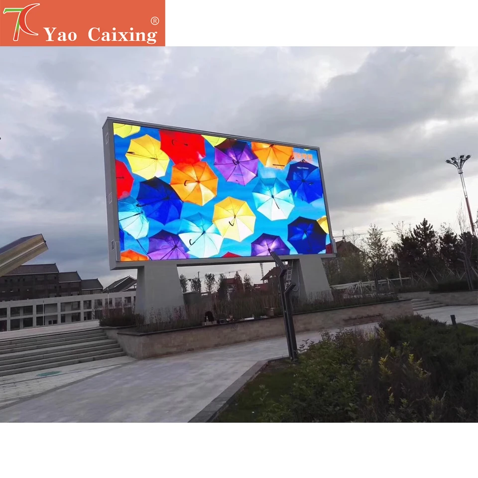 960x960 мм P6.67 открытый SMD полноцветный водонепроницаемый высокочувствительный цифровой рекламный видеостена